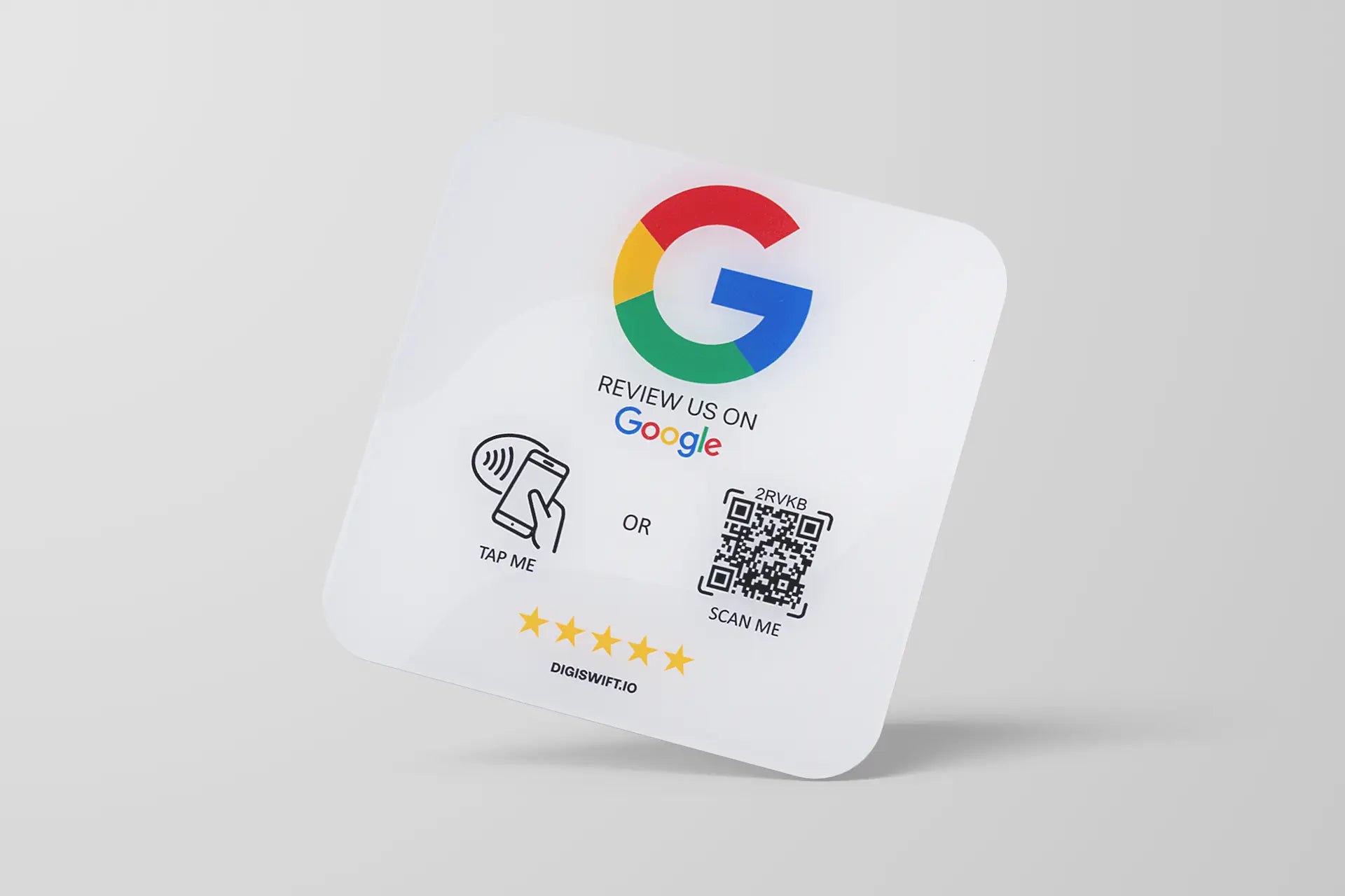 Plaque Avis Google NFC
